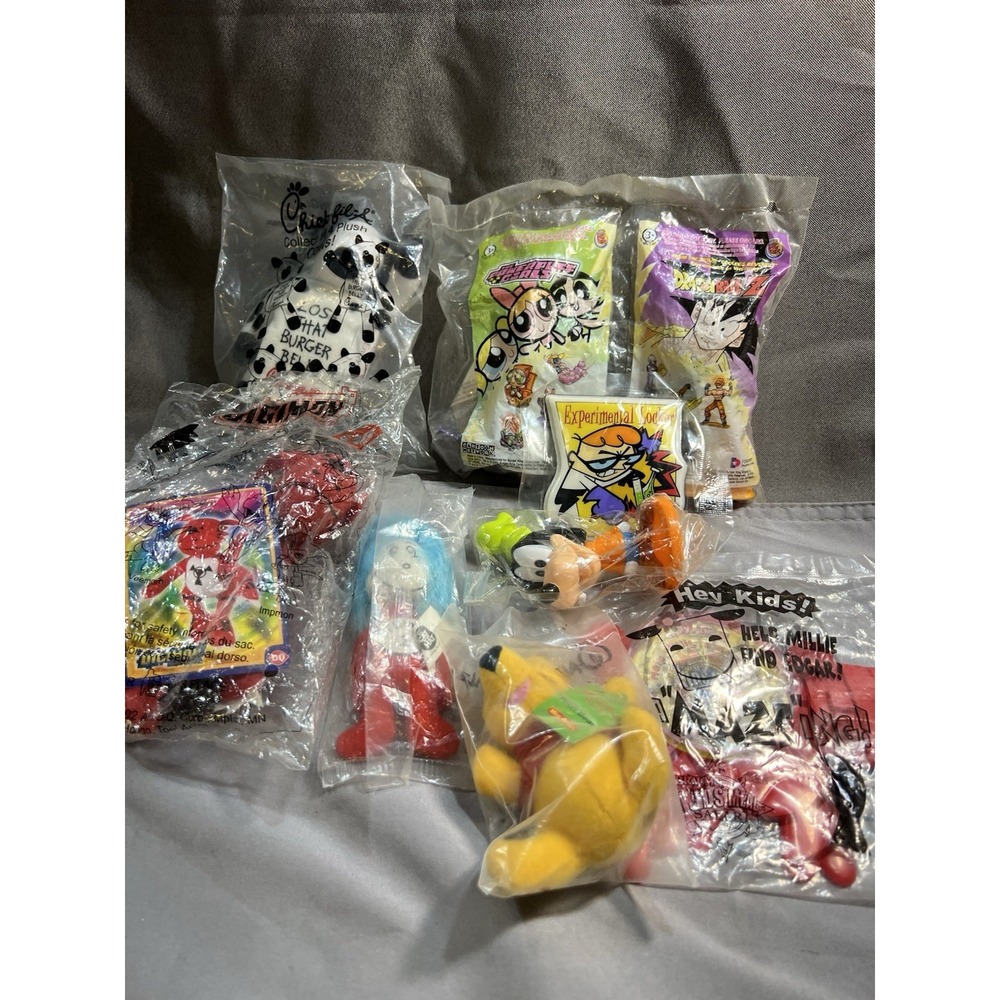 10 PC TOY LOT SEALED AWESOME READY FOR COLLECTIONS DRAGON BALL Z, LEGO (2587)